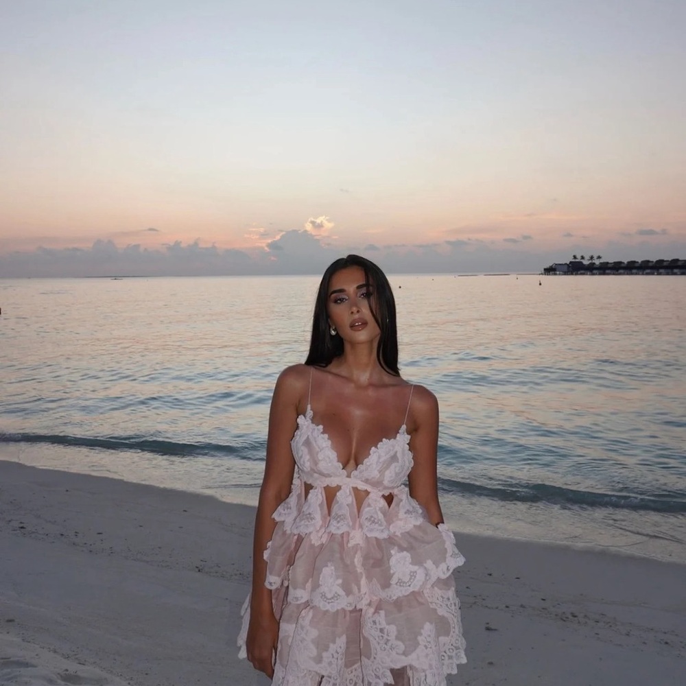 Zimmermann Crush Tiered Lace Dress - NWT- AU3/US10 - Picture 6 of 10